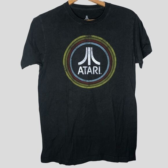 ATARI T-SHIRT, CIRCLE Logo, Size S - Picture 1 of 3